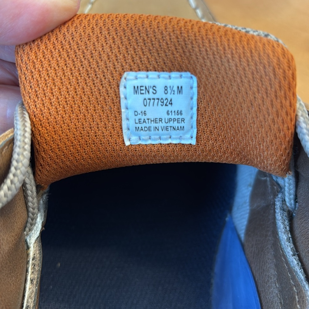 Sperry Tan Boat Shoes With Leather Laces And Mocc… - image 5